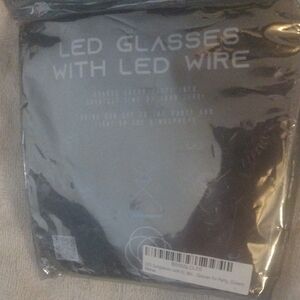 LED Glasses with Green LED Wire